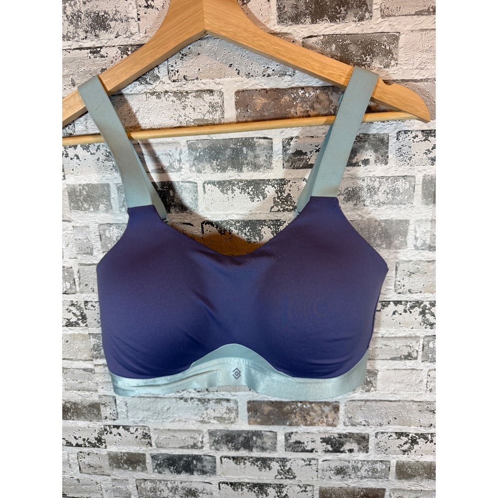 ThirdLove Kinetic Impact Sports Bra Womens 34E Purple Green High Support